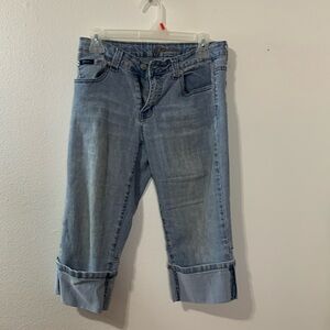 Flauour By Bubble Gum Jeans Capri So Cute Size 8P Used